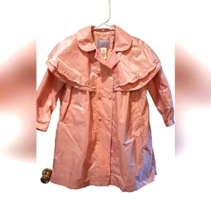 Rothschild Coat Girls 6 Pink Outdoor Formal Spring Button Down Party Classic